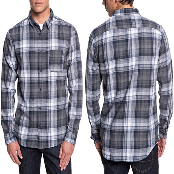 Quiksilver Other - Quiksilver Fatherfly Long Sleeve Plaid Shirt